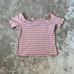 ripple off the shoulder top